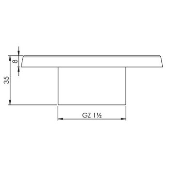 BUSE DE REFOULEMENT INOX PLATE 1½"