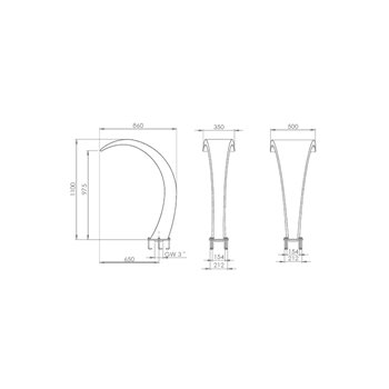 plan cascade piscine